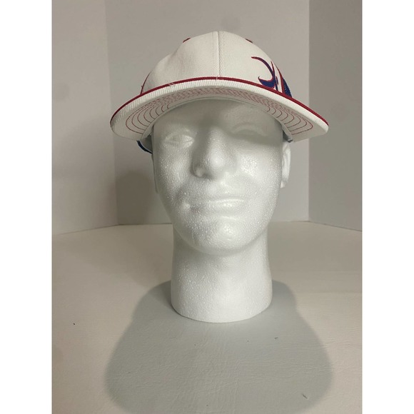 PACIFIC HEADWEAR Pro Model 404M S-M Red Blue and White - Picture 3 of 6